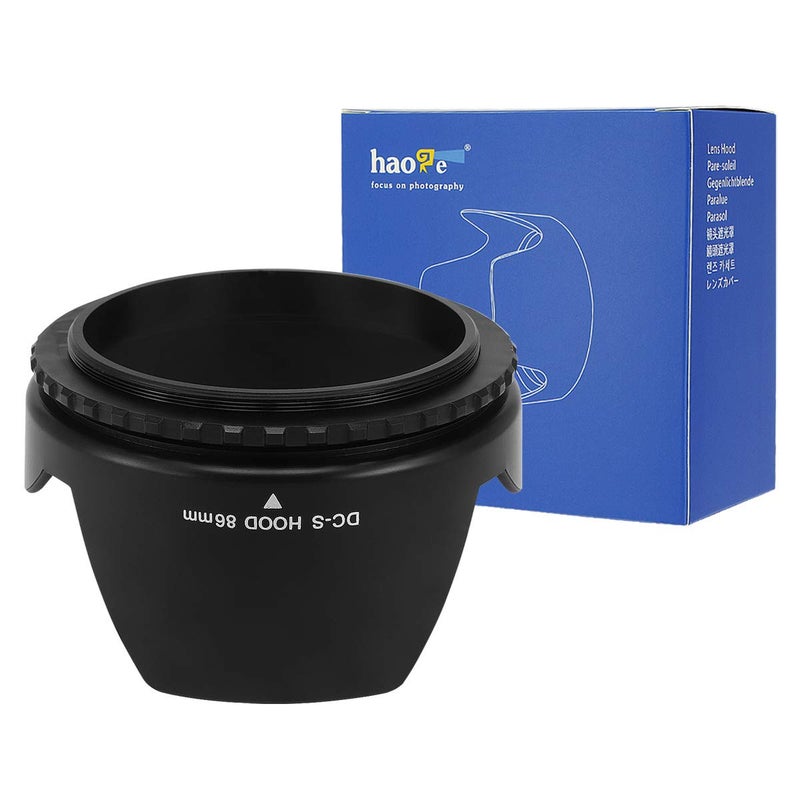 Haoge 86mm Screw-in Lens Hood for Sigma 85mm 1.4 DG HSM Art, 180mm F2.8 EX APO DG HSM OS Macro, 150-500mm f/5-6.3 AF APO DG OS HSM Lens - Image 2